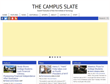Tablet Screenshot of campusslate.com
